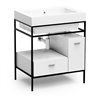 Bathroom Cabinet with Metal Structure and Drawer - Trix