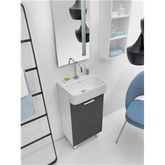 Floor Cabinet with Ceramic Washbasin - Mini