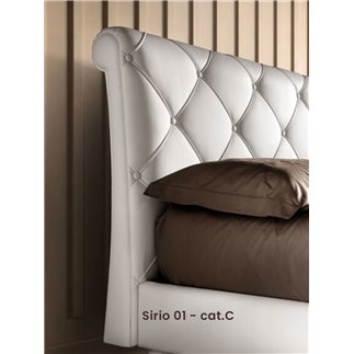 Double Bed Upholstered Headboard - Novel Lux Lift | Bside Letti