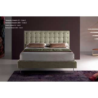 Double Bed Upholstered Headboard - Point Lift