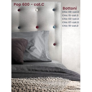 Double Bed Upholstered Headboard - Point Lift | Bside Letti