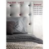 Double Bed Upholstered Headboard - Point Lift