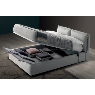 Samoa Quiet Bed with Storage and Reclining Headboard | Bside Letti