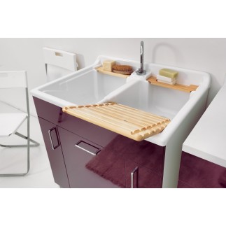 Cabinet Washtub with Laundry Basket - Twist | IsaProject