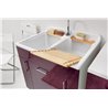 Cabinet washtub with laundry basket - Twist