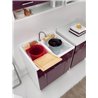 Cabinet washtub with laundry basket - Twist