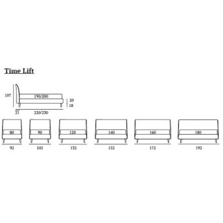 Design Double Bed - Time Lift | Bside Letti