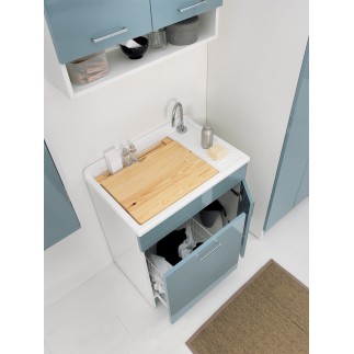 Cabinet Washtub with Laundry Basket - Lindo