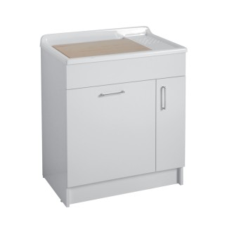 Cabinet Washtub with Laundry Basket - Lindo | IsaProject