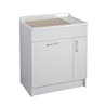 Cabinet washtub with laundry basket - Lindo