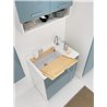 Cabinet washtub with laundry basket - Lindo