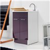 Cabinet washtub with 2 doors and laundry basket - Jollywash