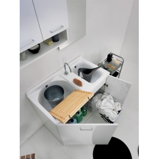 Sink Cabinet with Double Bath - Active Wash | IsaProject