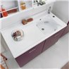 Cabinet washtub with 2 doors and washing system - Active Wash