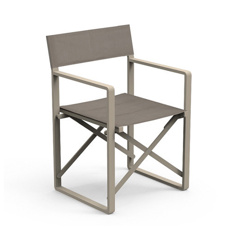 Folding outdoor chair in aluminium - Chic Director - ISA Project