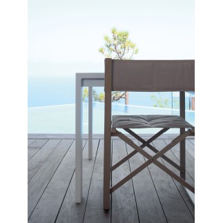 Folding outdoor chair in aluminium - Chic Director | Talenti