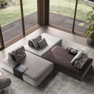 Design Sofa with Peninsula - Jest N°4 | Samoa Divani