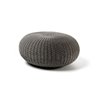 Outdoor pouf in hand-woven rope - Jackie