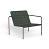 Outdoor armchair in steel and hand-woven rope - Jackie