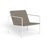 Outdoor armchair in steel and hand-woven rope - Jackie