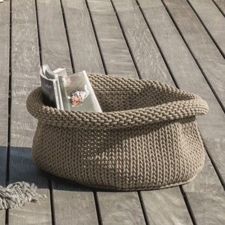 Outdoor storage basket in rope - ISA Project