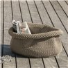 Outdoor storage basket in hand-woven rope - Jackie