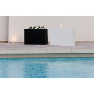 Outdoor bio fireplace in steel - Fire - ISA Project