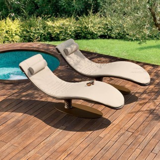 Caribe chaise longue  in synthetic fiber - ROB-9578