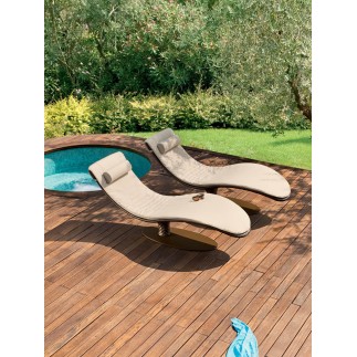 Caribe chaise longue  in synthetic fiber - ROB-9578