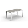 Outdoor extensible dining table with glass top - Maiorca