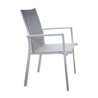 Outdoor stackable armchair in fabric - Maiorca | Talenti