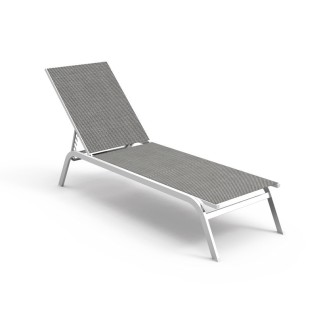 Stackable sun lounger with adjustable back - Step - Sun Loungers - ISA Project