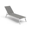 Stackable sun lounger with adjustable back - Step