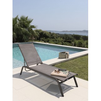 Stackable sun lounger with adjustable back - Step - Sun Loungers - ISA Project