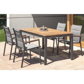 Outdoor extensible dining table - Timber | Talenti