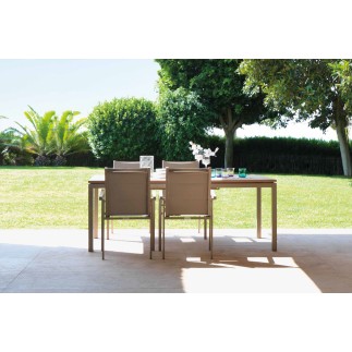 Outdoor extensible dining table - Timber | Talenti