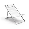 Outdoor folding deck chair in fabric