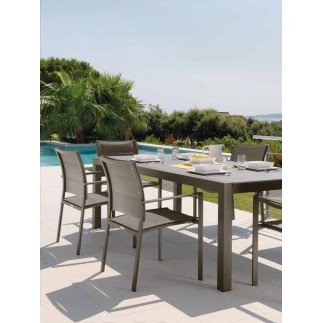 Outdoor stackable chair in fabric - Touch | Talenti