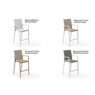 Outdoor stackable bar stool - Maiorca - ISA Project