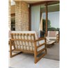 Outdoor Low Coffee Table in Wood - Alabama Iroko