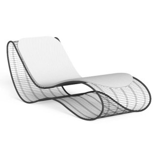 Sun lounger in steel Breeze - Karim Rashid - ISA Project