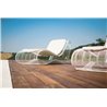 Sun lounger in steel Breeze - design by Karim Rashid