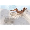 Sun lounger in steel Breeze - design by Karim Rashid