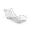 Sun lounger in steel Breeze - design by Karim Rashid