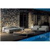 Modular outdoor sofa in steel and fabric - Casilda