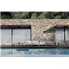 Modular outdoor sofa in steel and fabric - Casilda