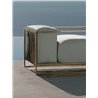 Outdoor armchair in steel and fabric - Casilda