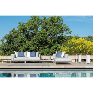 Modular Outdoor Sofa in Aluminium - Cleo