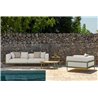 Outdoor Armchair in Aluminium and Fabric - Cleo