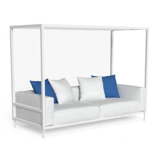 Sofa with Canopy in Aluminium and Fabric - Cleo | IsaProject